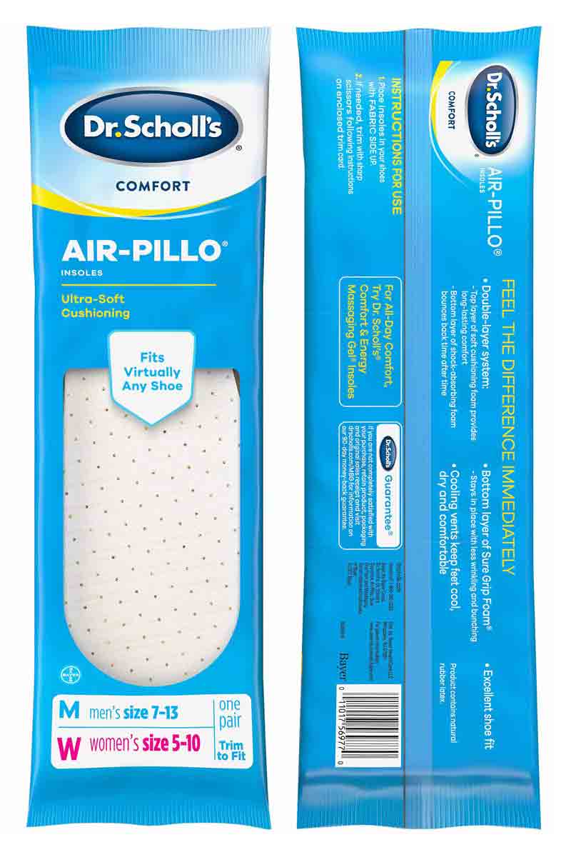 DR. SCHOLL Plantilla Air-Pillo Unisex