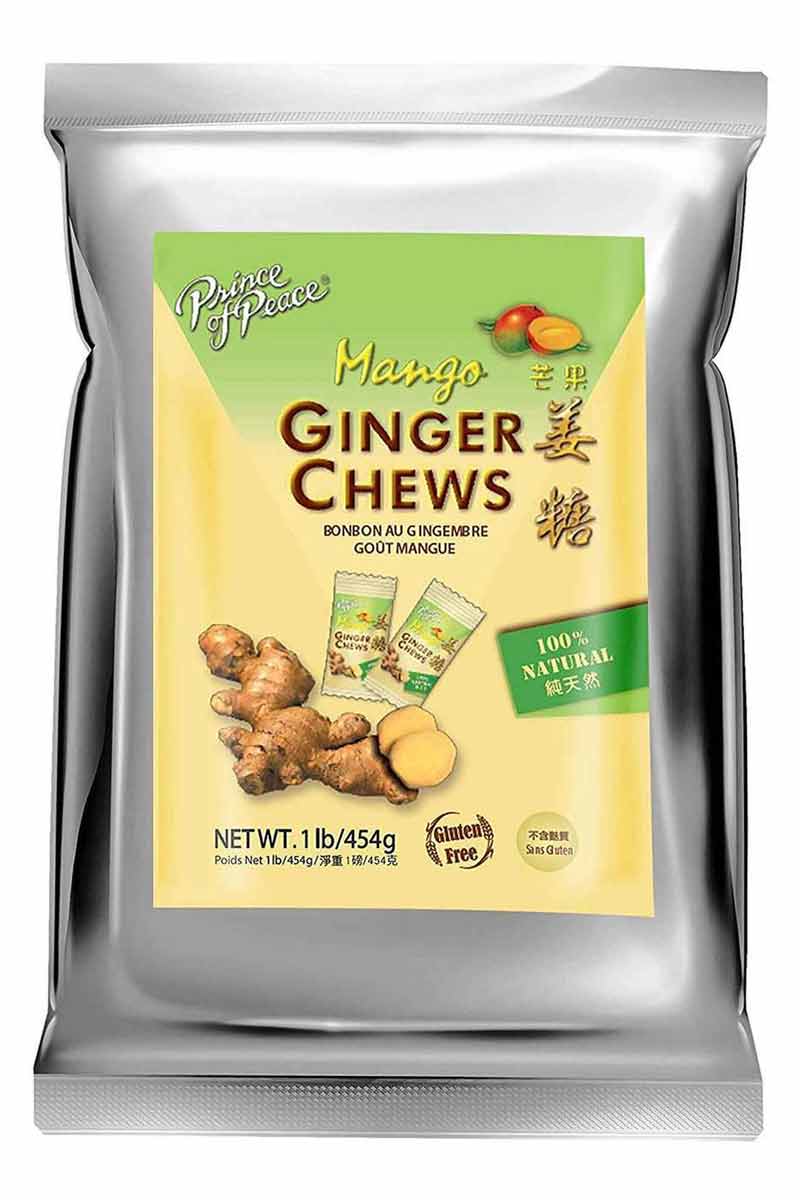 Prince Of Peace Ginger Chews Mango 454 g