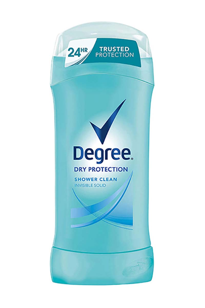 DEGREE Desodorante antiperspirante Mujer Solid Invisible Shower Clean 2.6oz