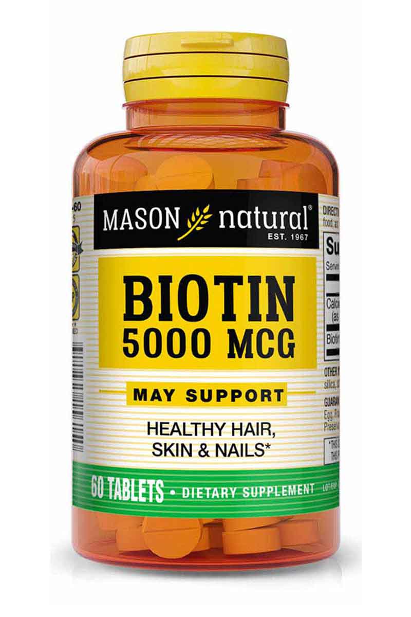 Mason Biotin 5 000 MCG 60 Capsulas