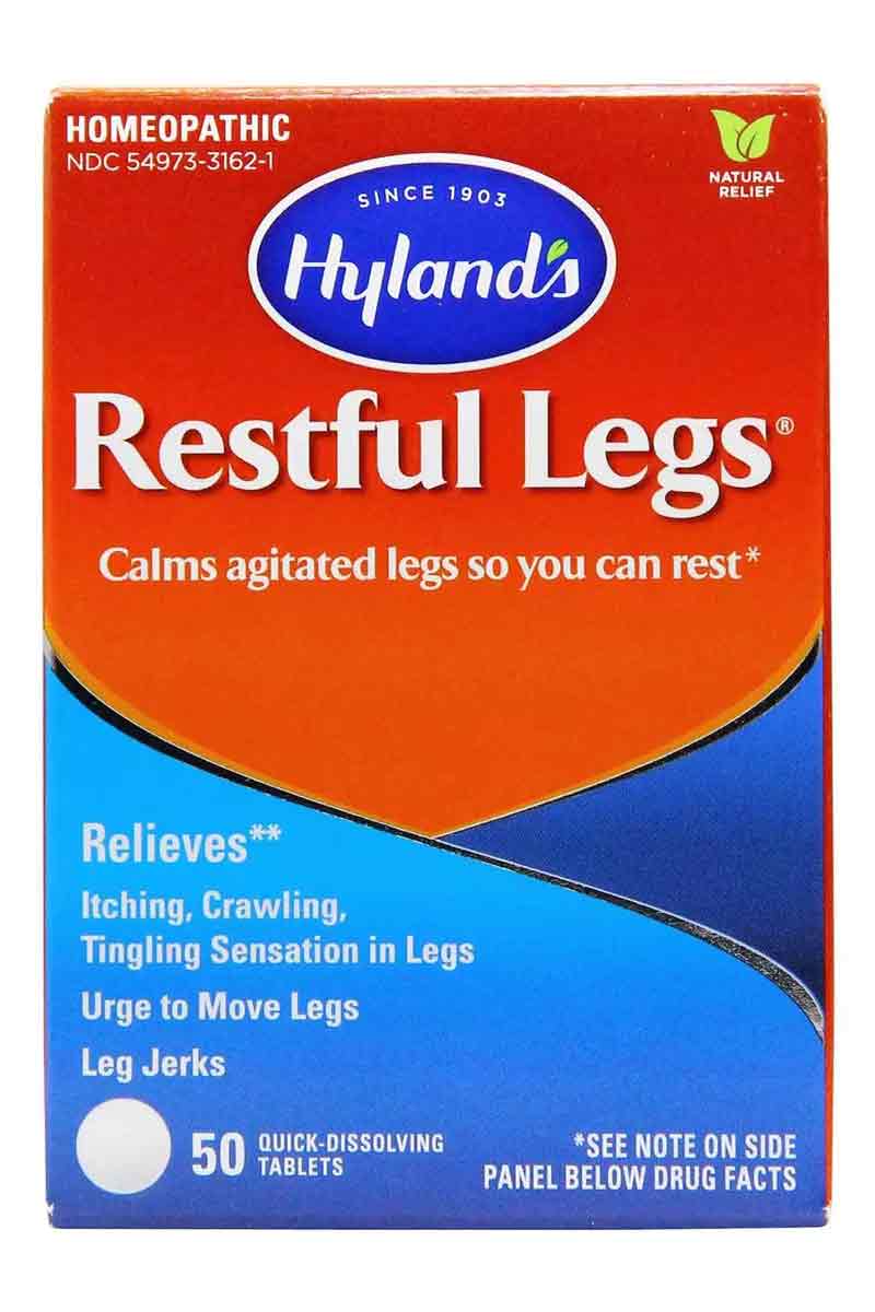 Hyland's Restful Legs -Alivio Natural Para las piernas con picazón, el hormigueo 50 Tabletas