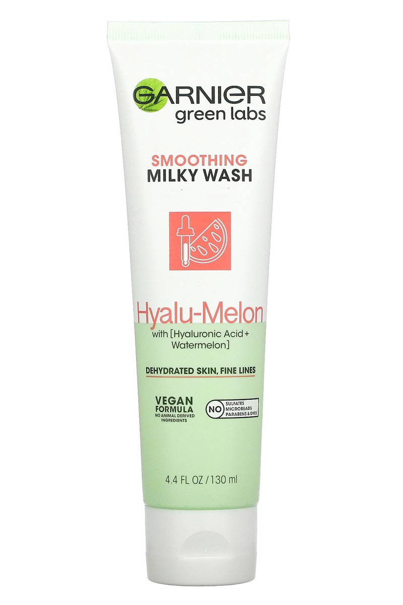 Garnier Green Labs Smoothing Milk Wash Limpiador facial 130 ml