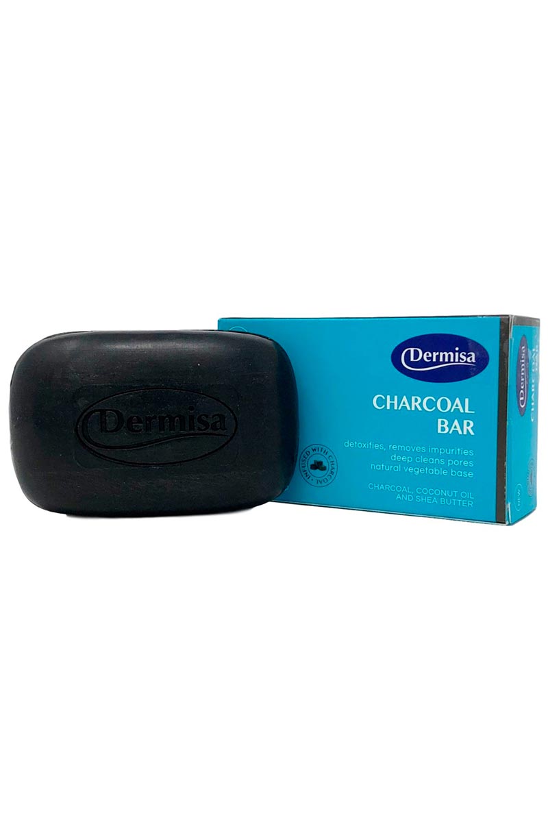 Dermisa Charcoal Bar - Jabon en barra facial para eliminar la impurezas 85 g