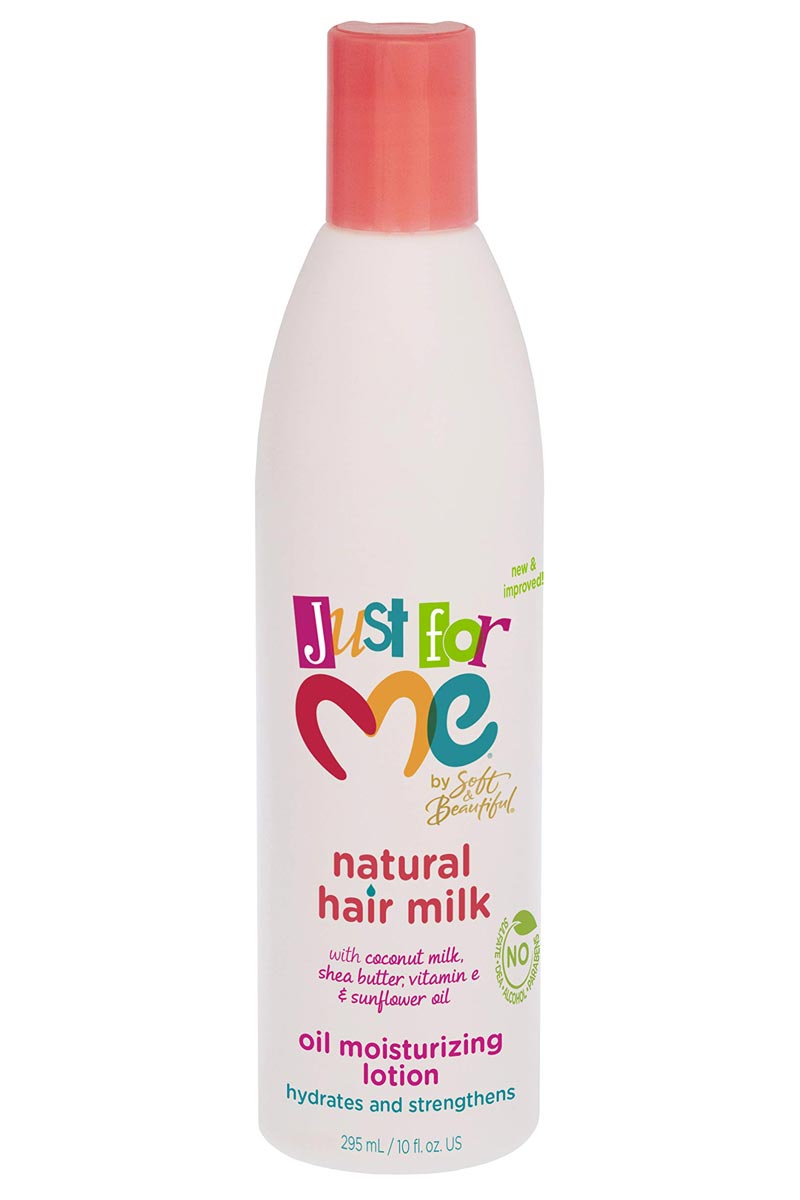 Just For Me Natural Hair Milk - Loción Capilar Hidratante para niños con leche de coco 295 ml