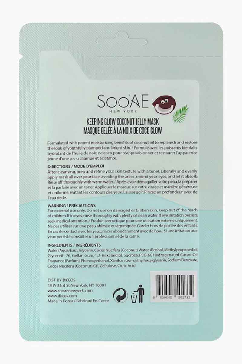 SOOAE Keeping Glow Coconut Jelly Mask 0.35 oz