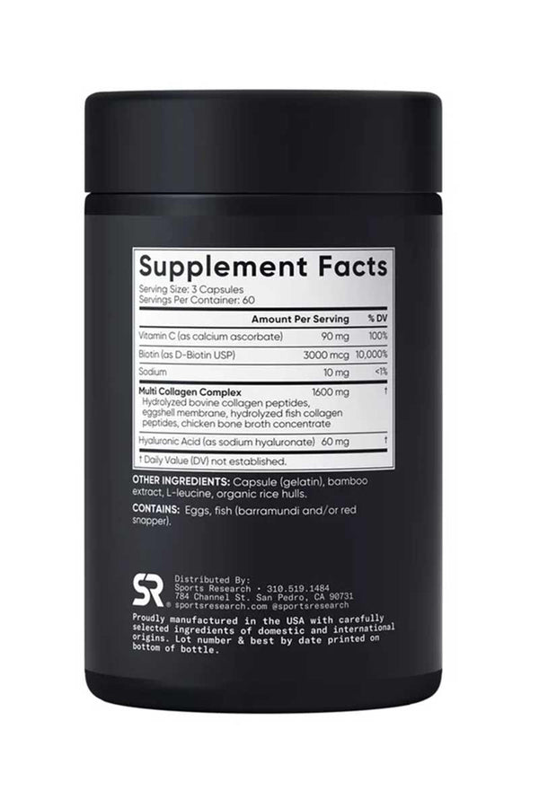Sport Research Multi Collagen 180 Capsulas