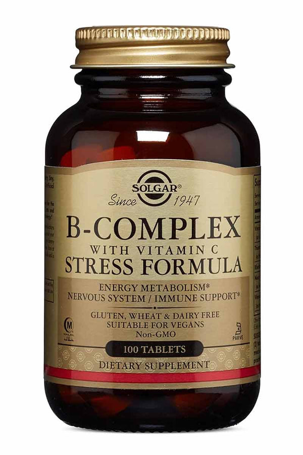 Solgar B-Complex With Vitamin C Stress Formula 100 Tabletas