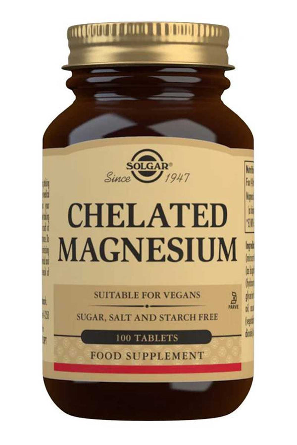 Solgar Chelated Magnesium 100 Tabletas