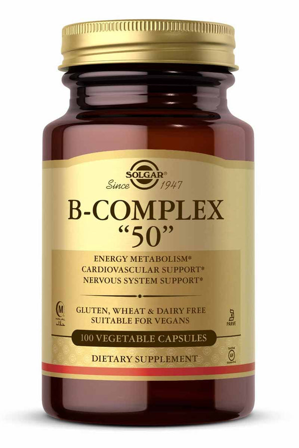 Solgar B-Complex "50" 100 Capsulas