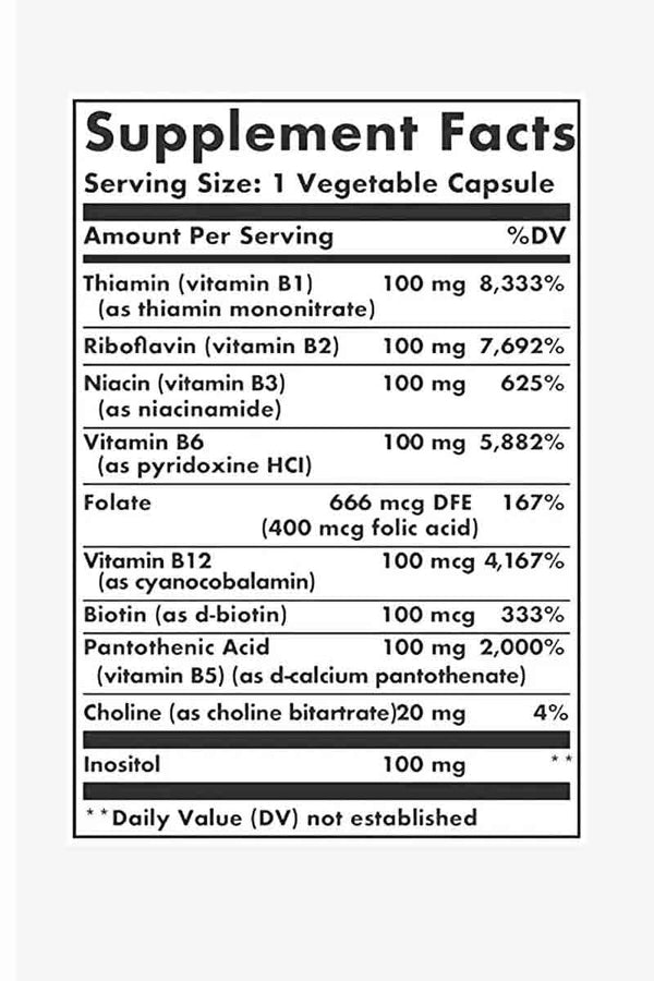 Solgar B-Complex "100" 100 capsulas