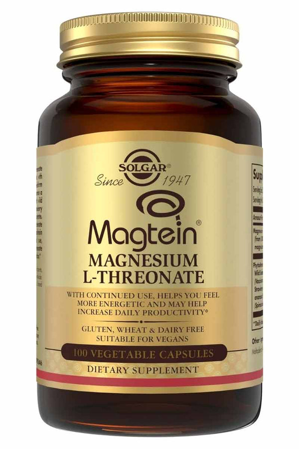Solgar Magtein Magnesium L-Threonate 100 capsulas