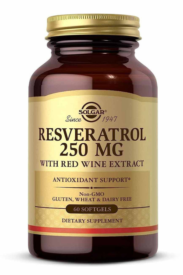 Solgar Resveratrol 250 mg 60 Softgels