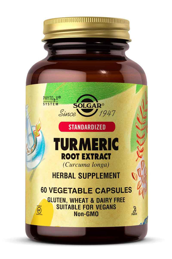 Solgar Turmeric Root Extract 60 Vegetable Capsules