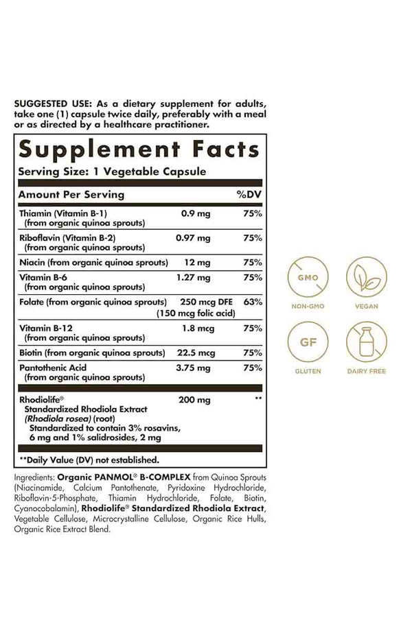 Solgar Daily Stress Support 60 Capsulas