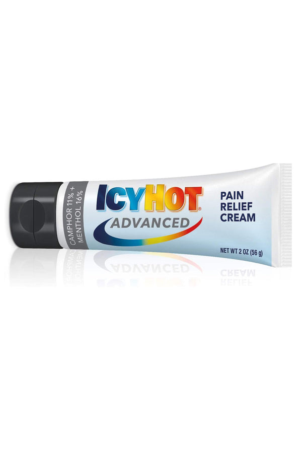 Icy Hot Advanced Pain Realief Cream Camphor 11% + Menthol 16% 2 oz