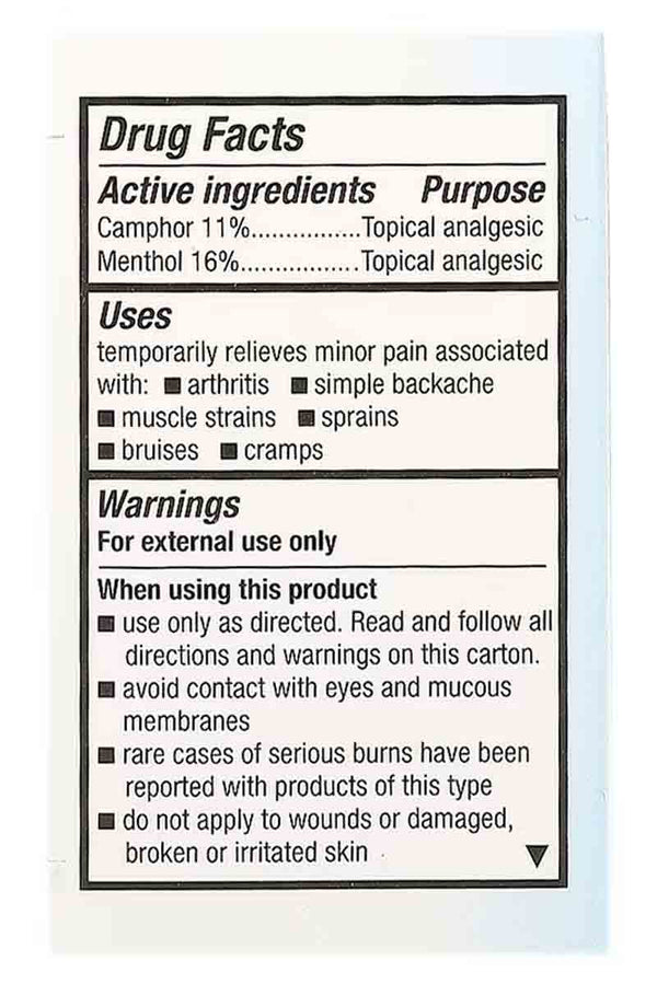 Icy Hot Advanced Pain Realief Cream Camphor 11% + Menthol 16% 2 oz