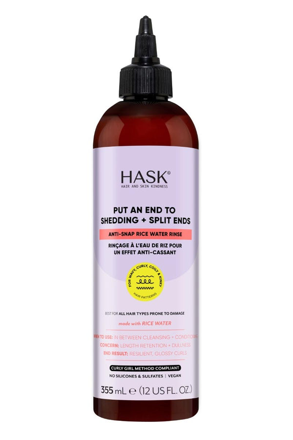 Hask Serie de Texturas - Enjuague con agua de arroz 355 ml