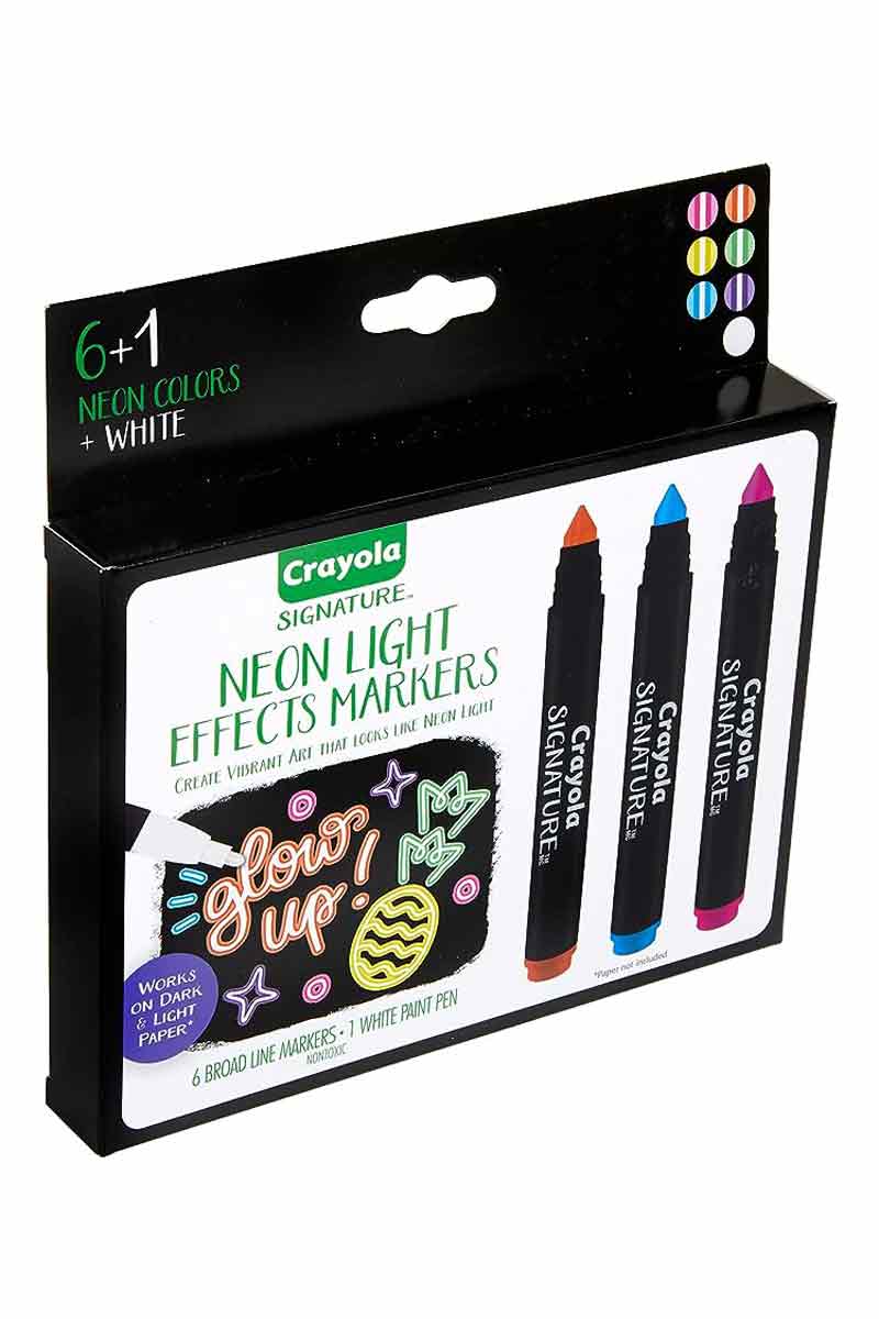 CRAYOLA NEON LIGHT EFFECTS MARKERS Almacén Madeira