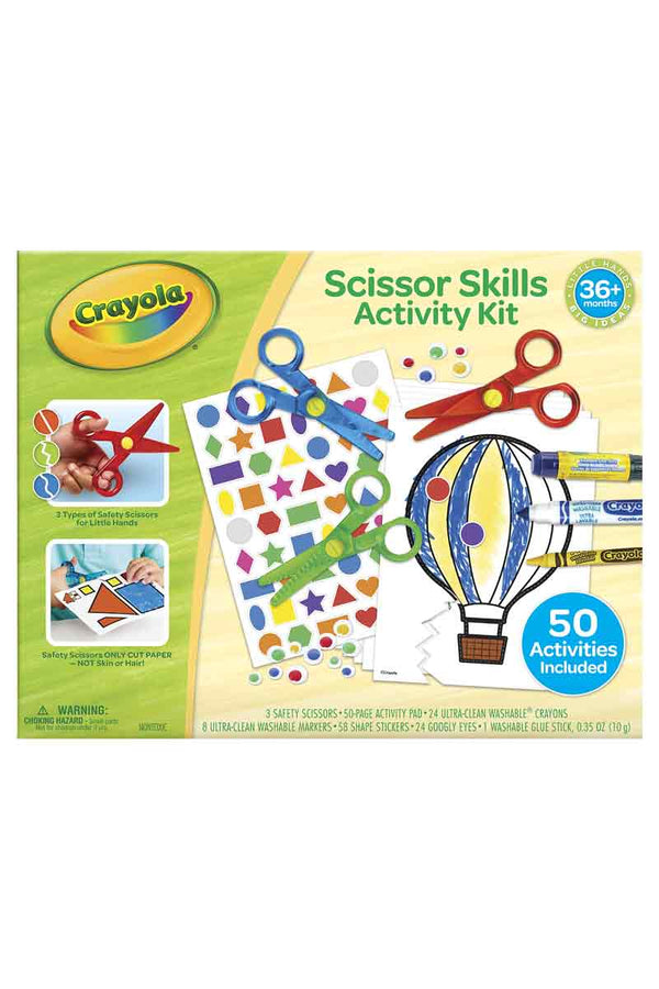 Crayola Scissor Skills Activity Kit - Kit De Actividades De Seguridad Para Niños Pequeños Con Tijeras