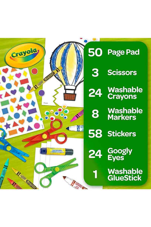 Crayola Scissor Skills Activity Kit - Kit De Actividades De Seguridad Para Niños Pequeños Con Tijeras