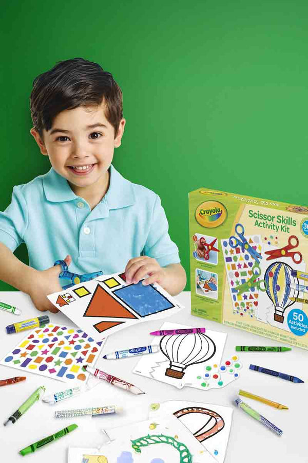 Crayola Scissor Skills Activity Kit - Kit De Actividades De Seguridad Para Niños Pequeños Con Tijeras