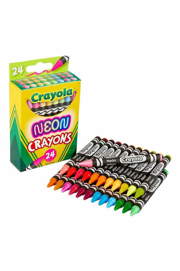 Crayola Neon Crayons 24 Unidades