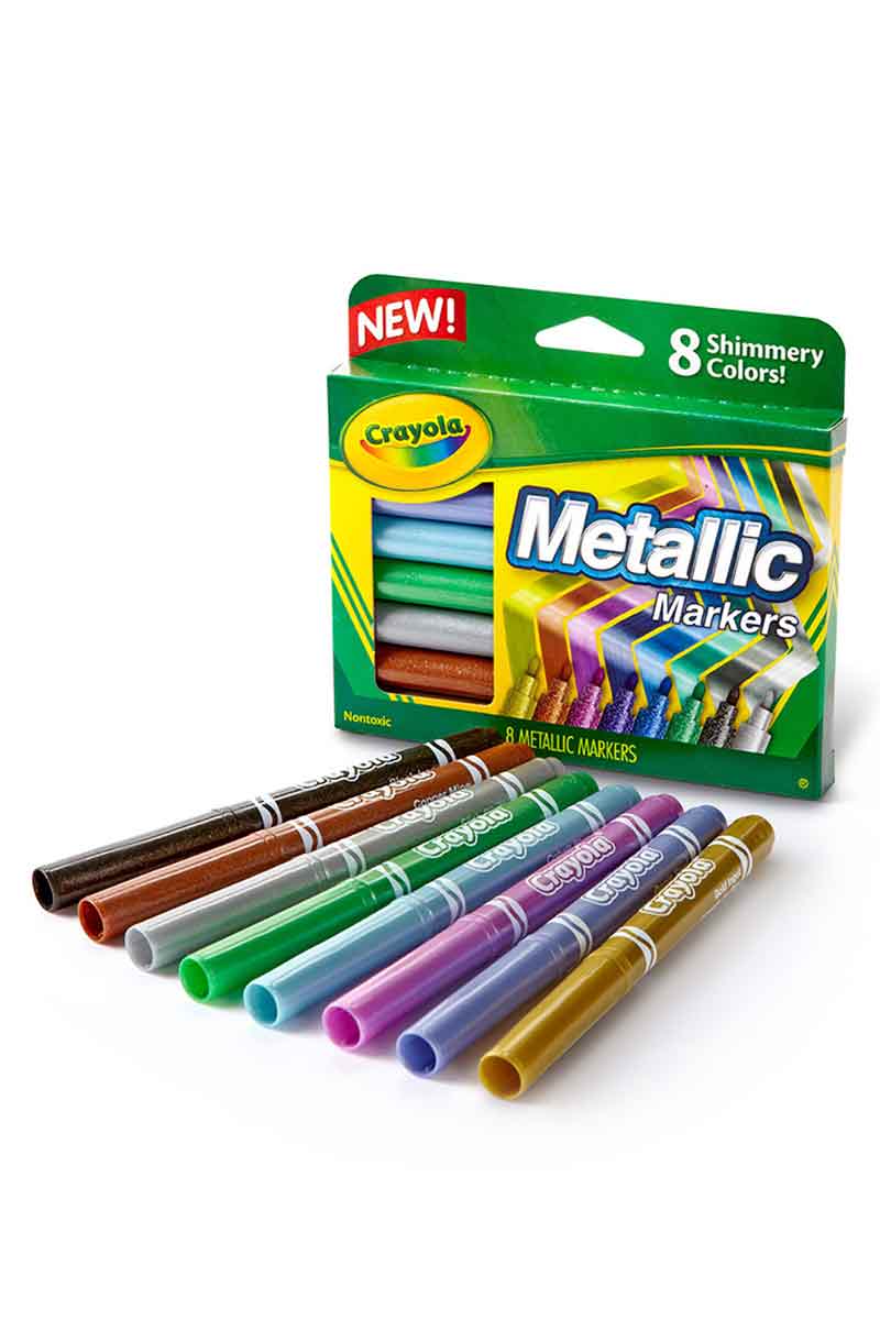 Crayola Marcadores metálicos 8 unidades