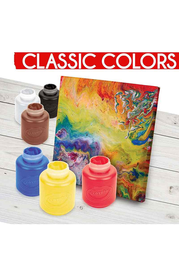 Crayola Acrylic Paint Classic Color 6 Unidades