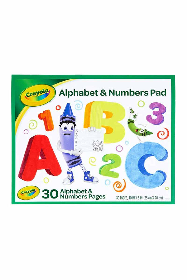 Crayola Alphabet & Numbers Pad 30 Paginas