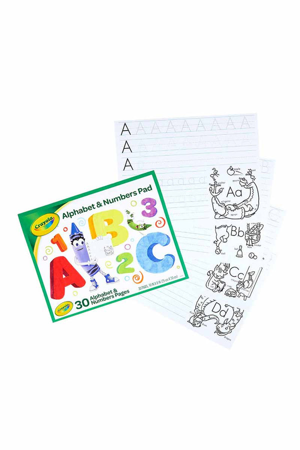 Crayola Alphabet & Numbers Pad 30 Paginas