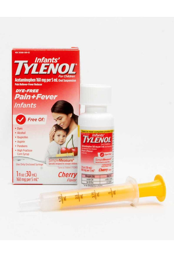 Tylenol Infants' Sabor Cereza Sin Colorantes, 30 ml