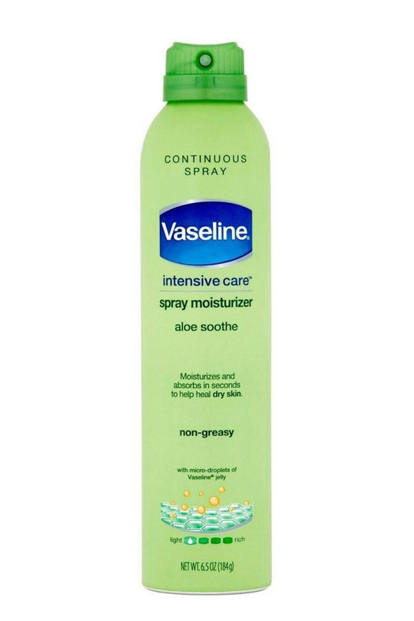 Vaseline Intensive Care Spray Moisturizer Aloe soothe 6.5OZ