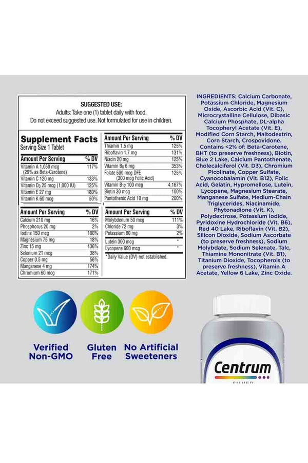 Centrum Minis Men 50+ 160 Tabletas