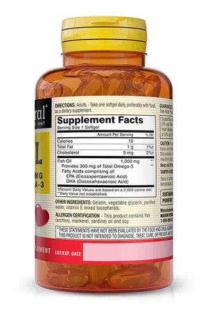 Mason Fish Oil 1000 mg 120 Softgels