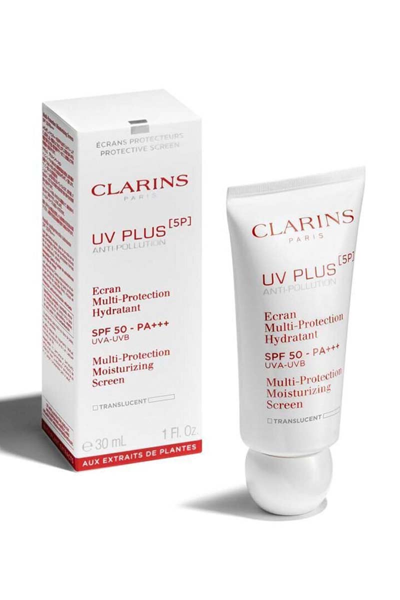 Clarins UV Plus Anti-pollution SPF 50 - Pantalla de protección invisible