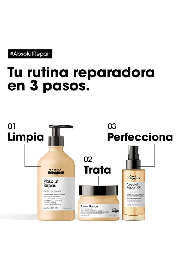 Loreal Absolut Repair Golden - Mascarilla Reparadora 250 ml