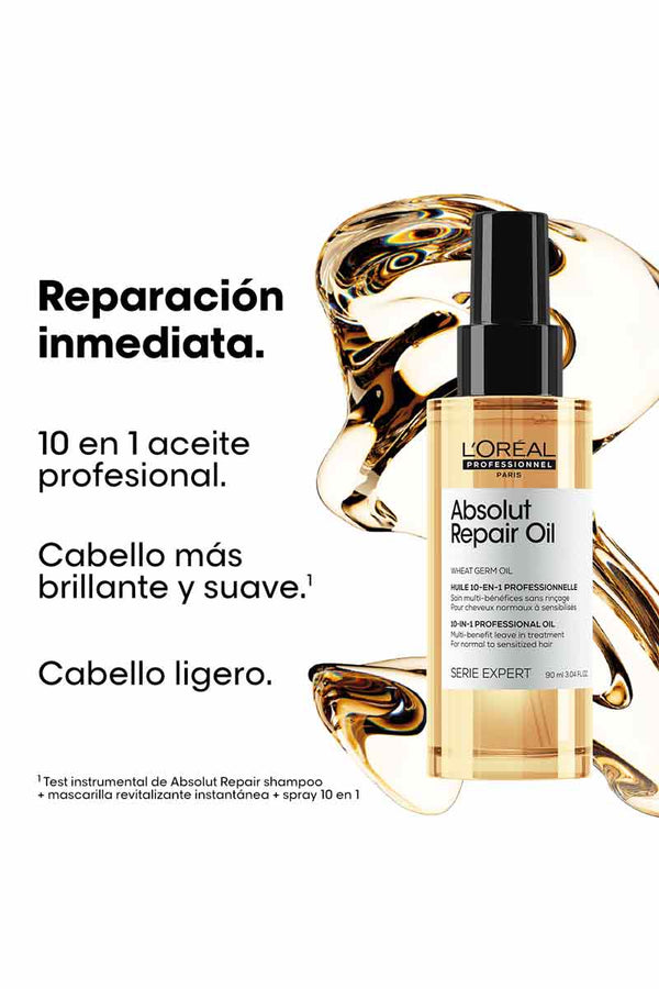 Loreal Absolut Repair Oil - Aceite Multibeneficios 10 en 1 90 ml