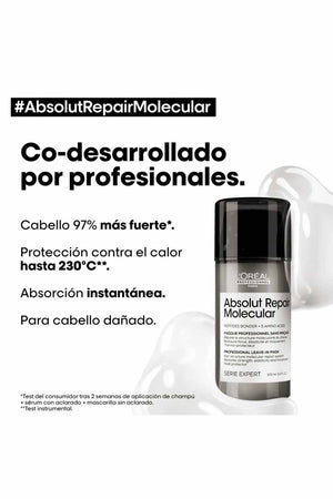 Loreal Absolut Repair Molecular Mascarilla Leave In 100ml