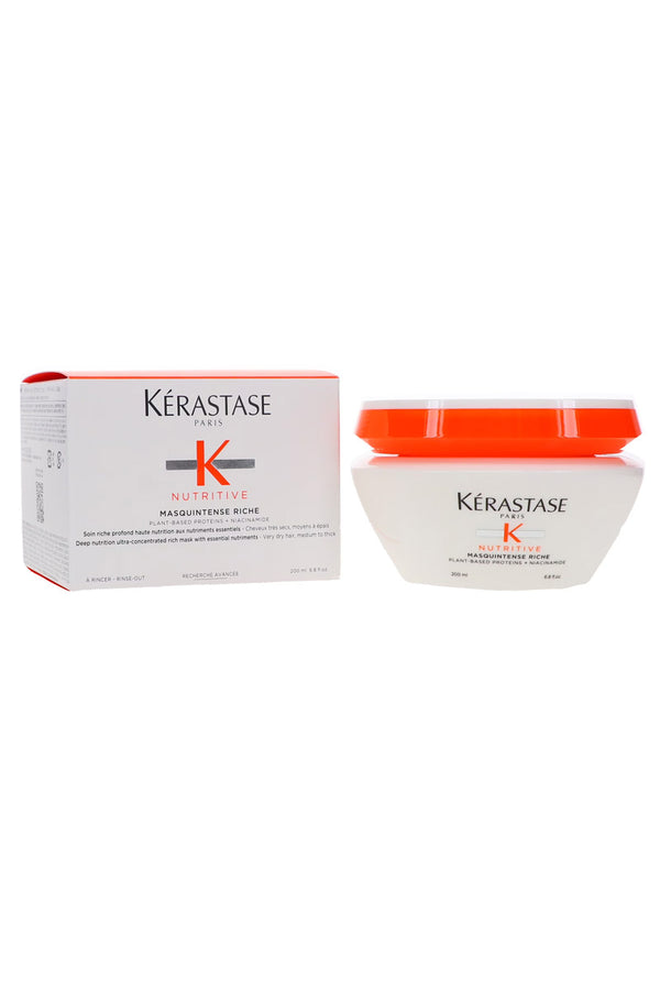 KÉRASTASE Nutritive Masquintense Riche - Mascarilla nutritiva cabello reseco 200 ml
