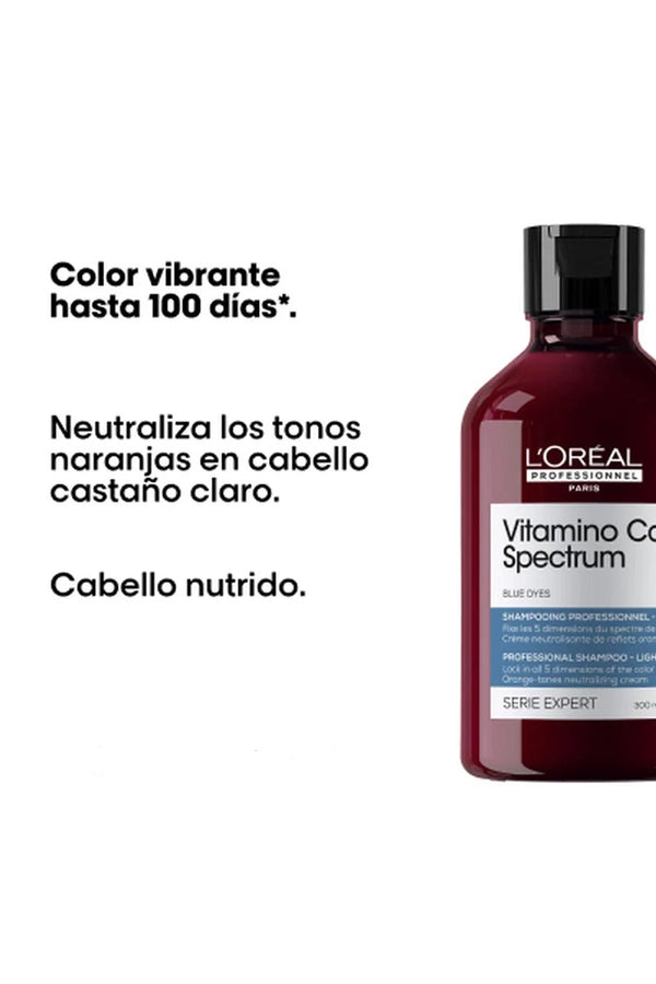Loreal Vitamino Color Spectrum Shampoo Azul Neutralizante 300 ml
