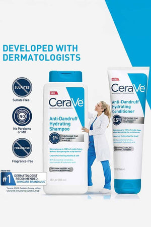 Cerave Acondicionador hidratante anticaspa 9 oz