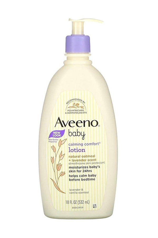 Aveeno Baby calming Lotion Prebiotic oat lavender scent 532ml