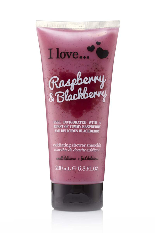 I Love Raspberry & Blackberry Exfoliating Shower Smoothie 200 ml