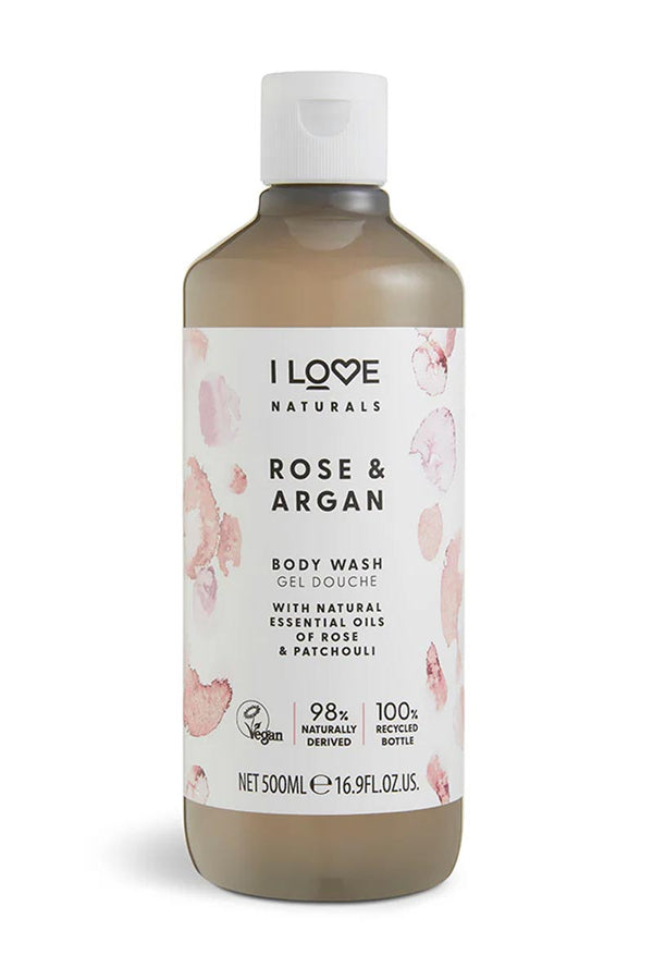 I Love Naturals Rose & Argan Body Wash 500 ml