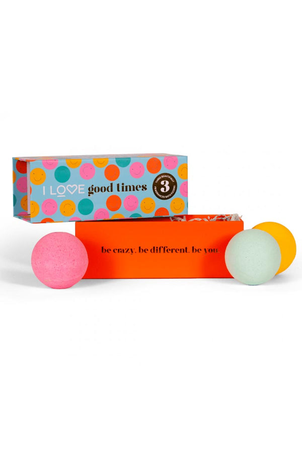 I Love Bombas de baño efervescentes Good Times 3 Bombas