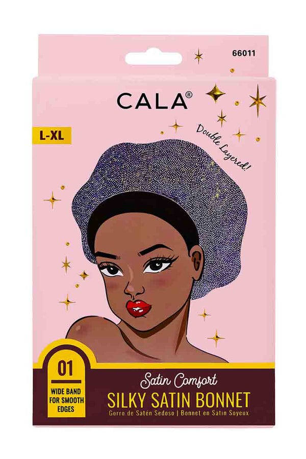 Cala gorro de satén sedoso L-XL Morado Brillante 66011