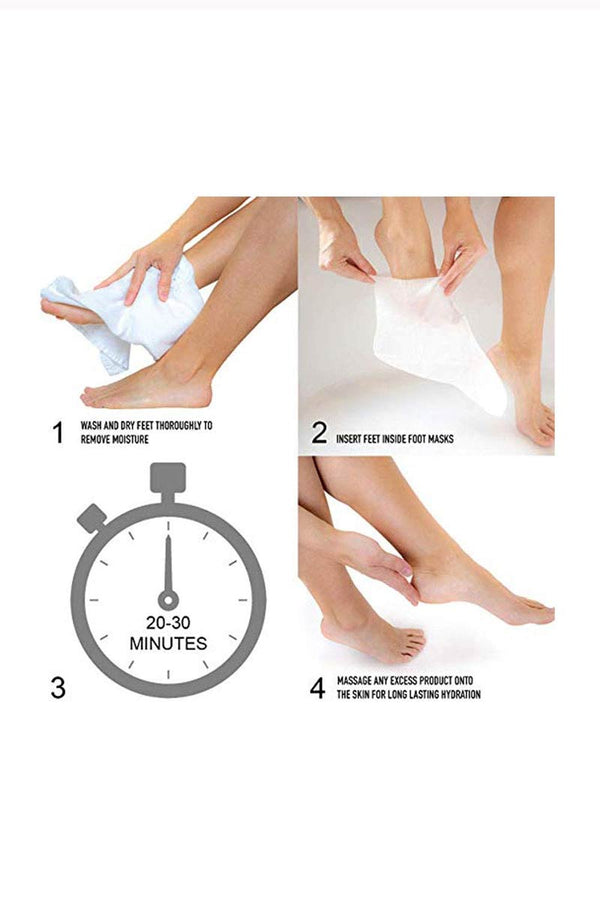 Cala Calcetines hidratantes para pies: sal marina (3 pares)