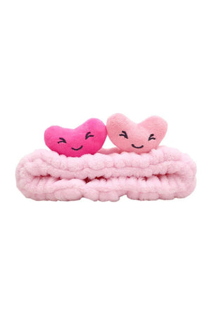 Cala Diadema De Peluche Corazón Rosa