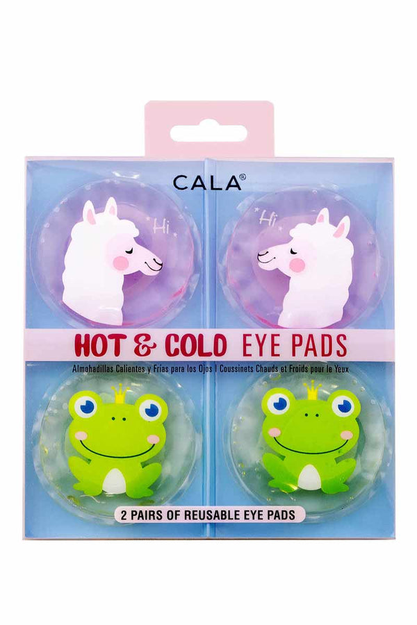 Cala Almohadillas Calientes y Frias Para Los Ojos ( Llama/Rana )2 Pares Reutilizables