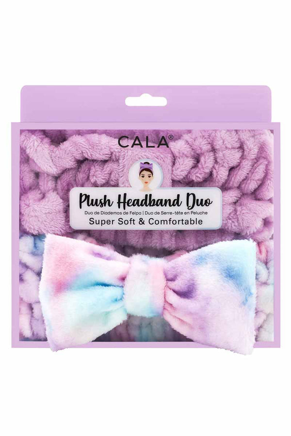 Cala Plush Headband - Duo De Diademas De Felpa